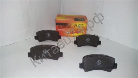 Колодки тормозные передние аналог Chery QQ6 S21-3501080-Analog